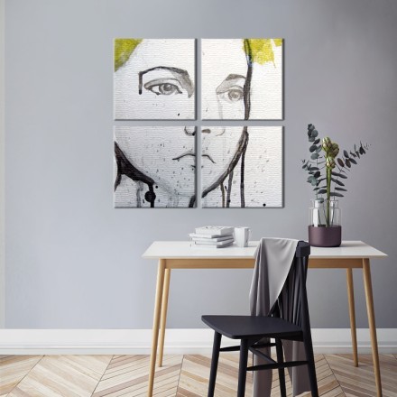 Νεαρή κοπέλα , πορτραίτο Multi Panel Πίνακας