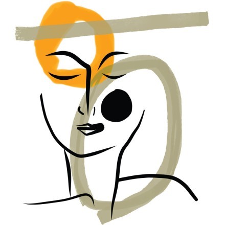 Line Woman Face