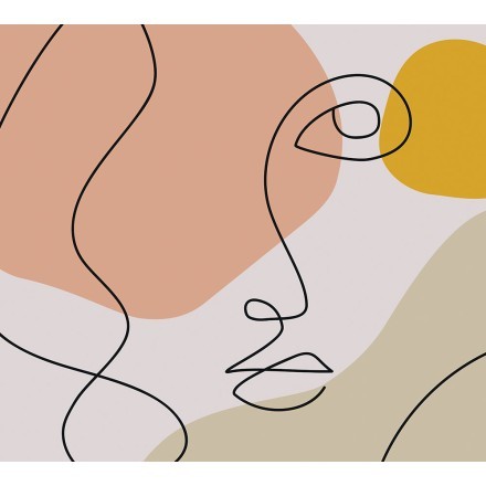 Abstract Line Face