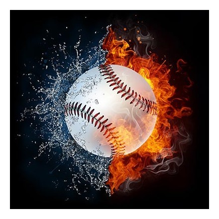 Μια μπάλα του μπέιζμπολ