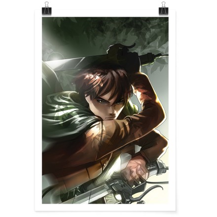 Survey Corps Eren - Attack on Titan Πόστερ