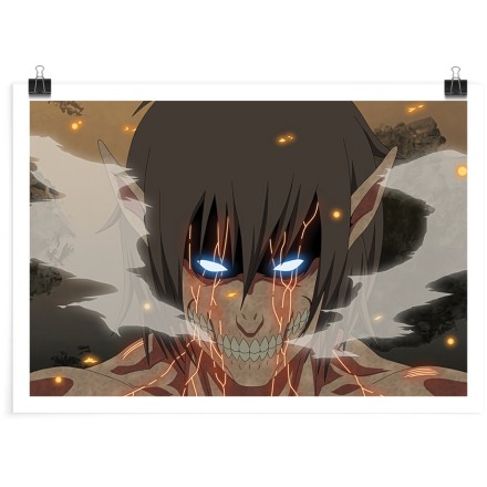 Angry Attack Titan - Attack on Titan Πόστερ