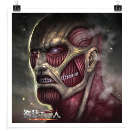 Realistic Colossal Titan - Attack on Titan Πόστερ