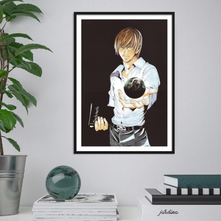 Light and his Death Note - Death Note