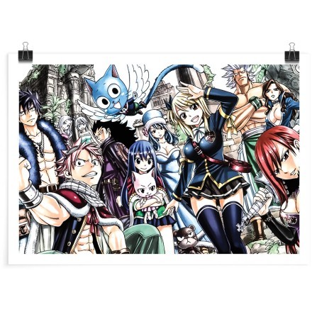 All Characters - Fairy Tail Πόστερ