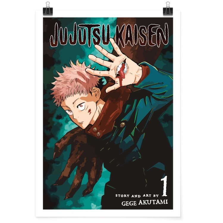 Πόστερ Jujutsu Kaisen Vol 1