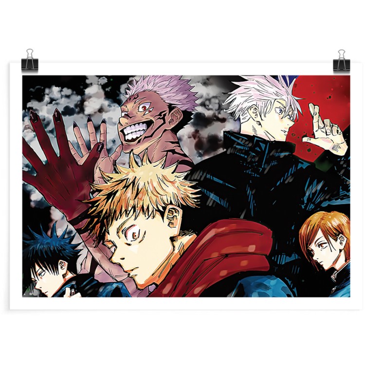 Πόστερ Satoru and his friends - Jujutsu Kaisen