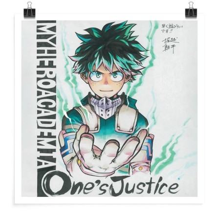 One's justice - My Hero Academia Πόστερ