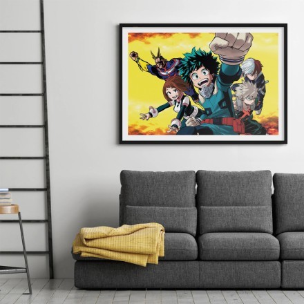 Izuku and his crew - My Hero Academia