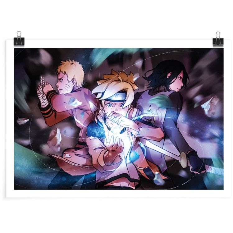 Πόστερ Naruto, Boruto, Sasuke - Naruto & Boruto