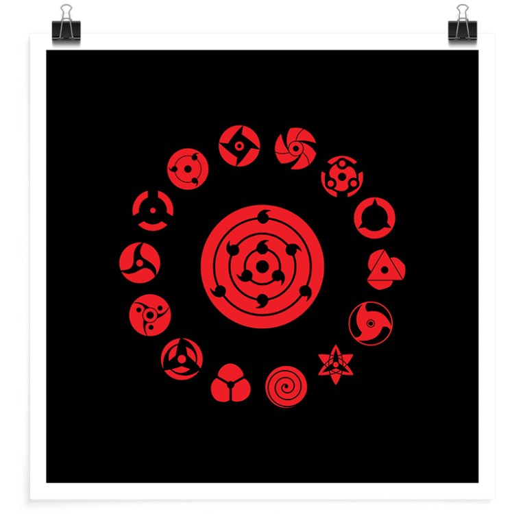 Πόστερ Sharingan Eyes - Naruto & Boruto