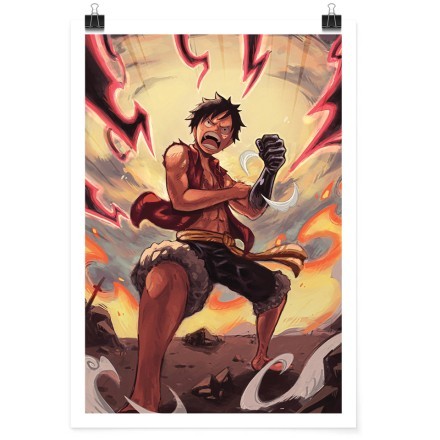 Luffy Gear Second - One Piece Πόστερ