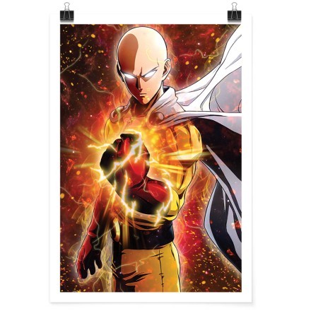 Angry Saitana - One Punch Man Πόστερ