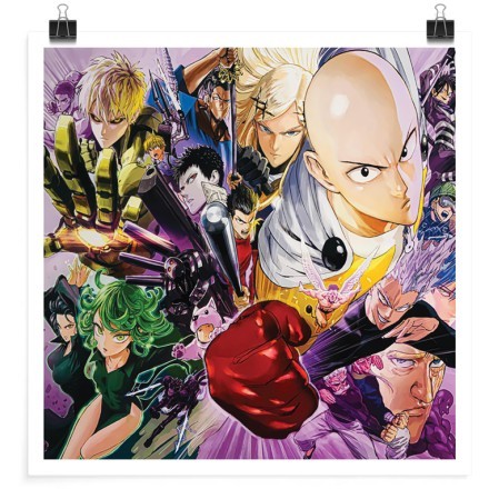 One Punch Man Characters Πόστερ