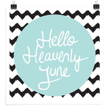 Hello heavenly june Πόστερ