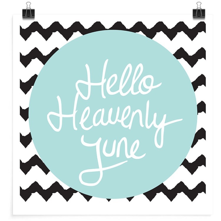 Πόστερ Hello heavenly june