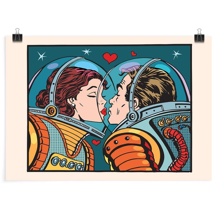 Πόστερ Ερωτευμένοι αστροναύτες
