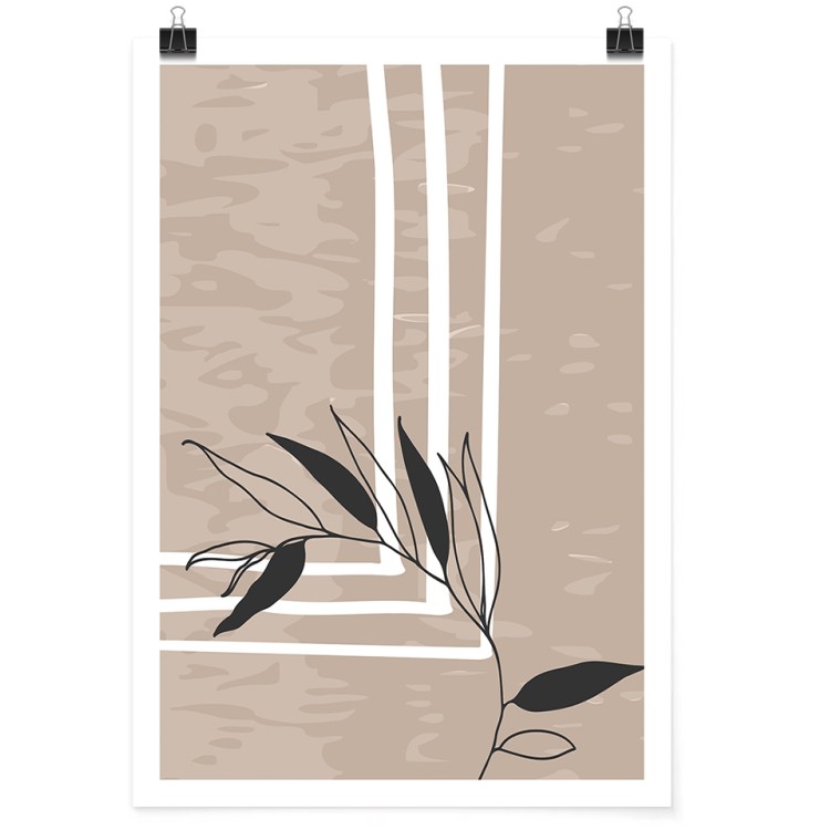 Πόστερ Botanical art in earth tones
