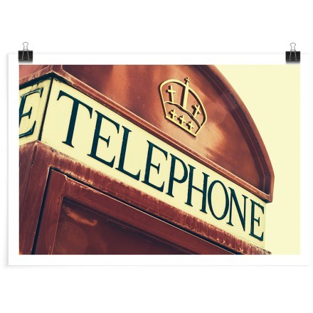 Telephone in London Πόστερ