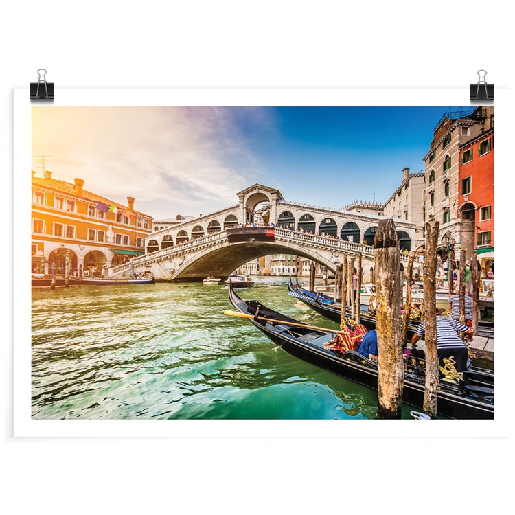 Πόστερ Γέφυρα του Ριάλτο, Βενετία