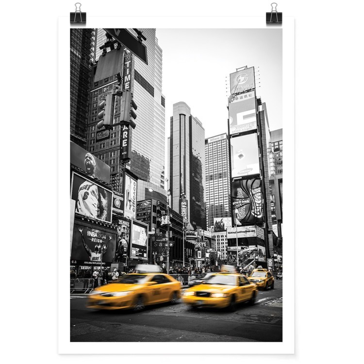 Πόστερ Κίτρινα ταξί στη Νέα Υόρκη