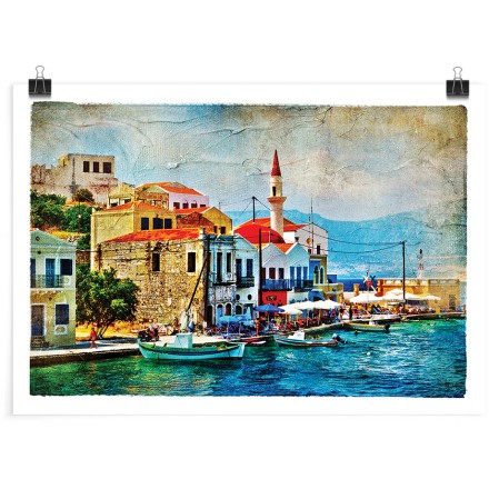 Λιμάνι στο νησάκι Πόστερ