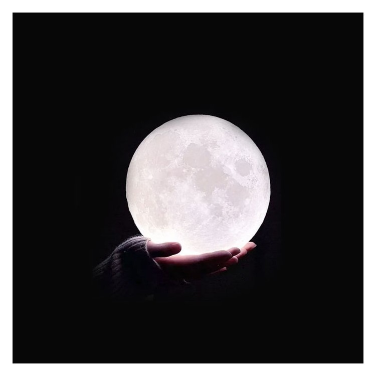 Παιδικά Moonlight Επιτραπέζιο Φωτιστικό Νύχτας Λευκό 13x6x14cm