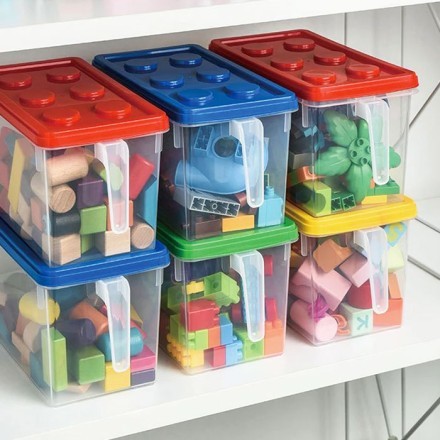 Kibo Κουτί Αποθήκευσης Παιχνιδιών Με Λαβή 31,5x12,5x16cm Παιδικά