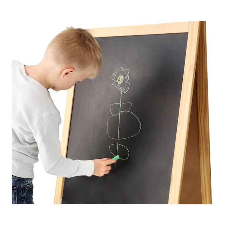 Παιδικά Blackboard Μαυροπίνακας Κιμωλίας Διπλής Όψης 52x90cm