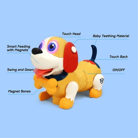 Dog Εκπαιδευτικό Μουσικό Παιχνίδι Σκυλάκι Για Παιδιά 2-4 Ετών 22x22x10cm