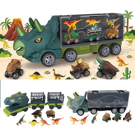 Van Φορτηγό Δεινόσαυρος Για Παιδιά Τρικεράτοπας 48x8x17cm