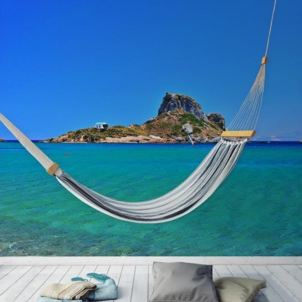 Τυρκουάζ θάλασσα στην,Κω Ταπετσαρία Τοίχου