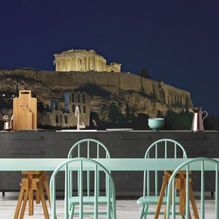 Παρθενώνας τη νύχτα Ταπετσαρία Τοίχου