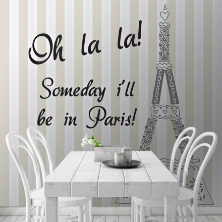 Paris oh la la Ταπετσαρία Τοίχου