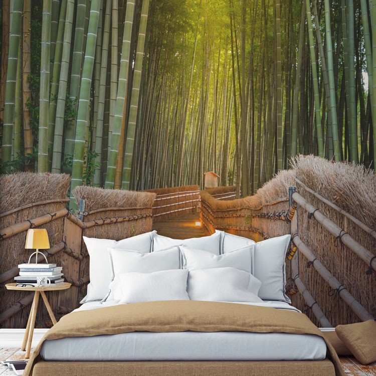 Ταπετσαρία Τοίχου Δάσος από μπαμπού στο Κιότο