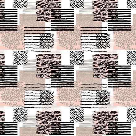 Animal print τετράγωνα