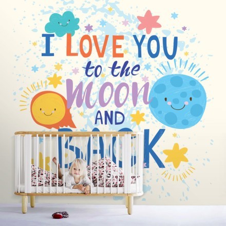 Moon and back Ταπετσαρία Τοίχου