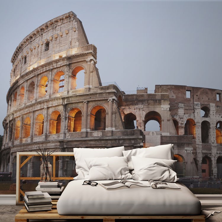 Ταπετσαρία Τοίχου Ρώμη, το Κολοσσαίο κατα το σούρουπο