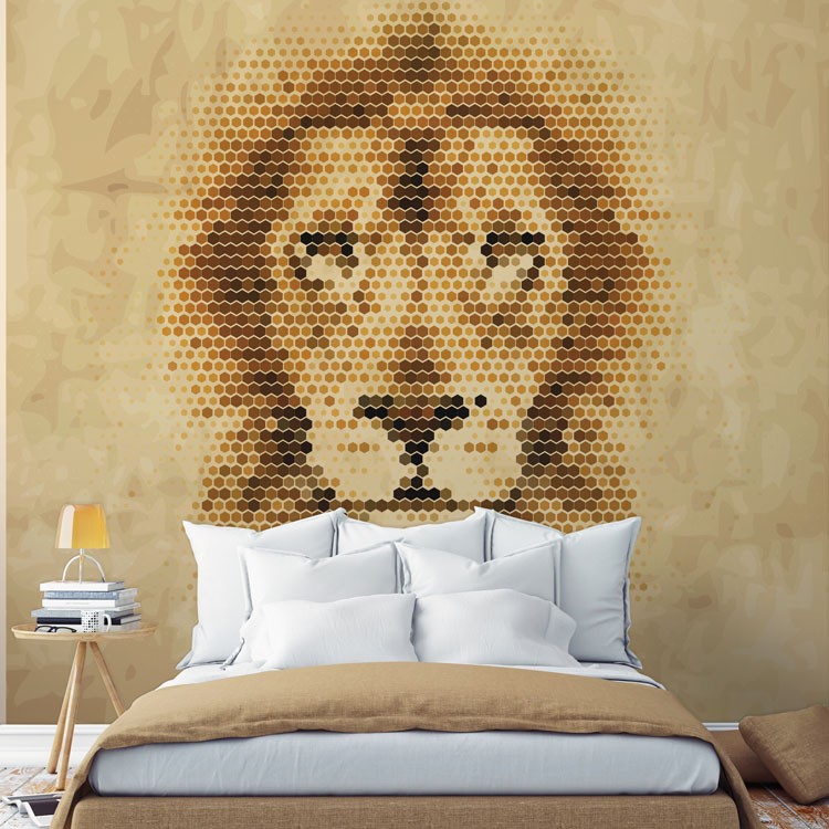 Ταπετσαρία Τοίχου Dot lion