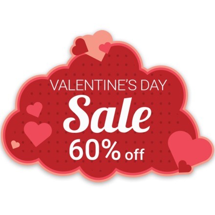 Valentine's Sale 60% Off