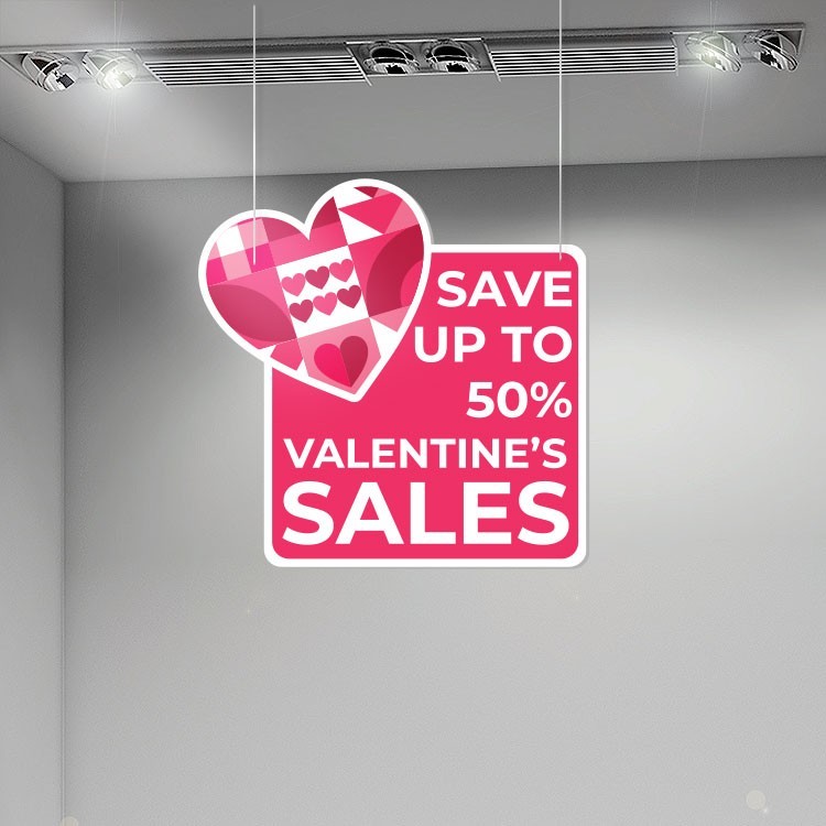 Καρτολίνα Κρεμαστή Valentine's Sale Heart