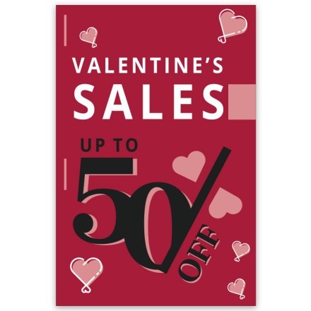Valentine's Sales 50%