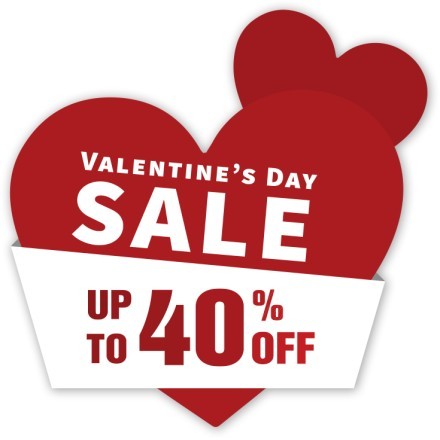 Heart Valentine's Day 40% Off