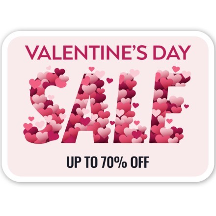 Valentine's Day Sale up to 70%