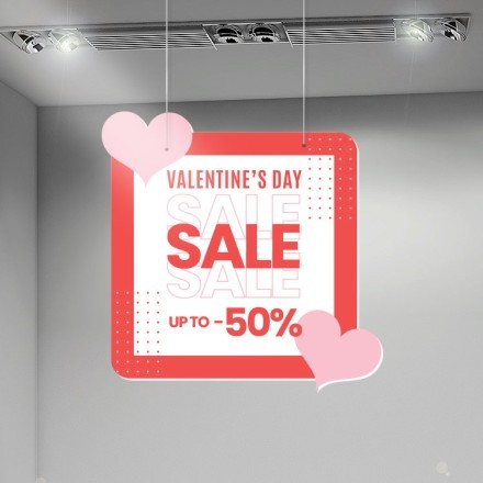 Heart Valentine's Sale Καρτολίνα Κρεμαστή