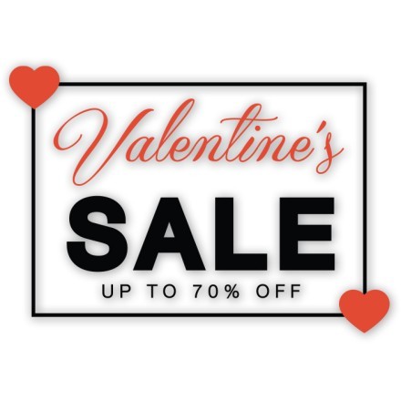 Valentine's Day 70% Off