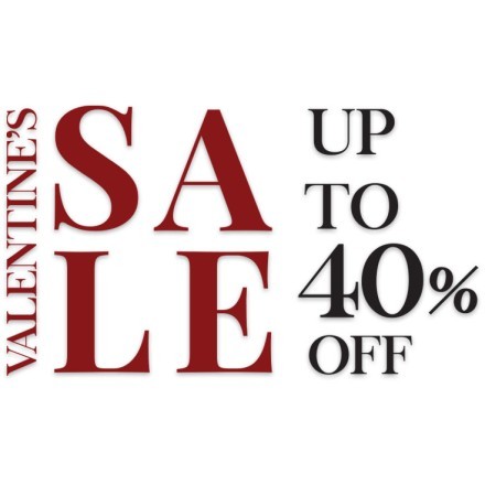 Valentine's Sales 40% Off