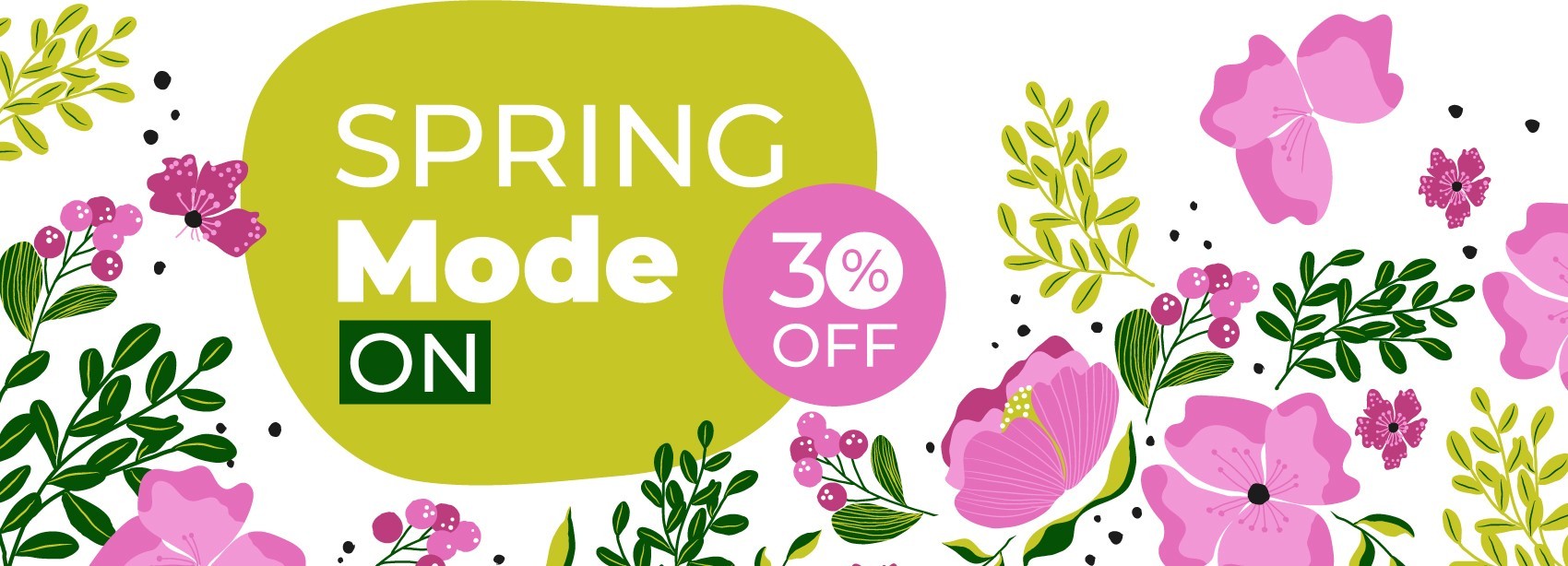 Spring Mode On -30% σε όλα