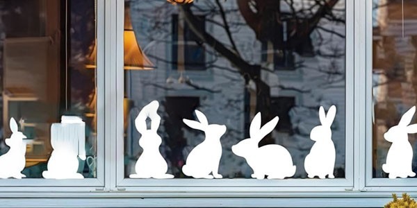 Πασχαλινά Αυτοκόλλητα Βιτρίνας