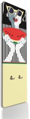 Houseart Ρετρό Κορίτσι, Κόμικ, Κρεμάστρες & Καλόγεροι, 45 x 138 εκ.